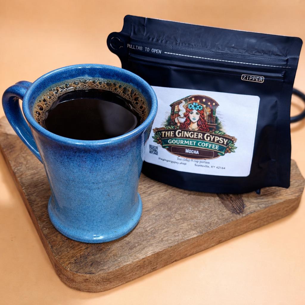 The Ginger Gypsy Gourmet Mocha Ground Coffee