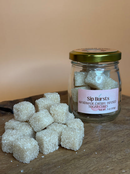 Cherry Infused Sugar Cubes