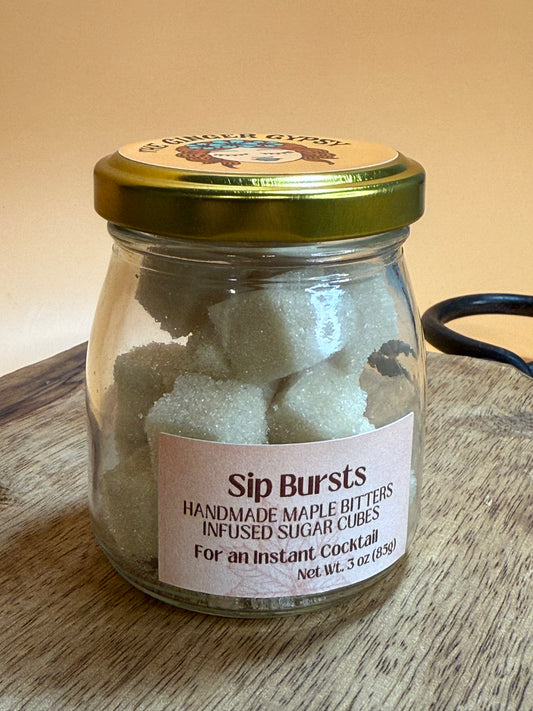 Maple Bitters Infused Sugar Cubes