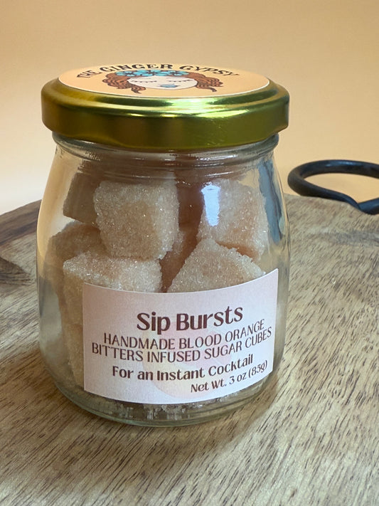 Blood Orange Bitters Infused Sugar Cubes