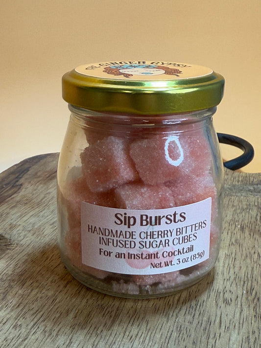 Cherry Bitters Infused Sugar Cubes