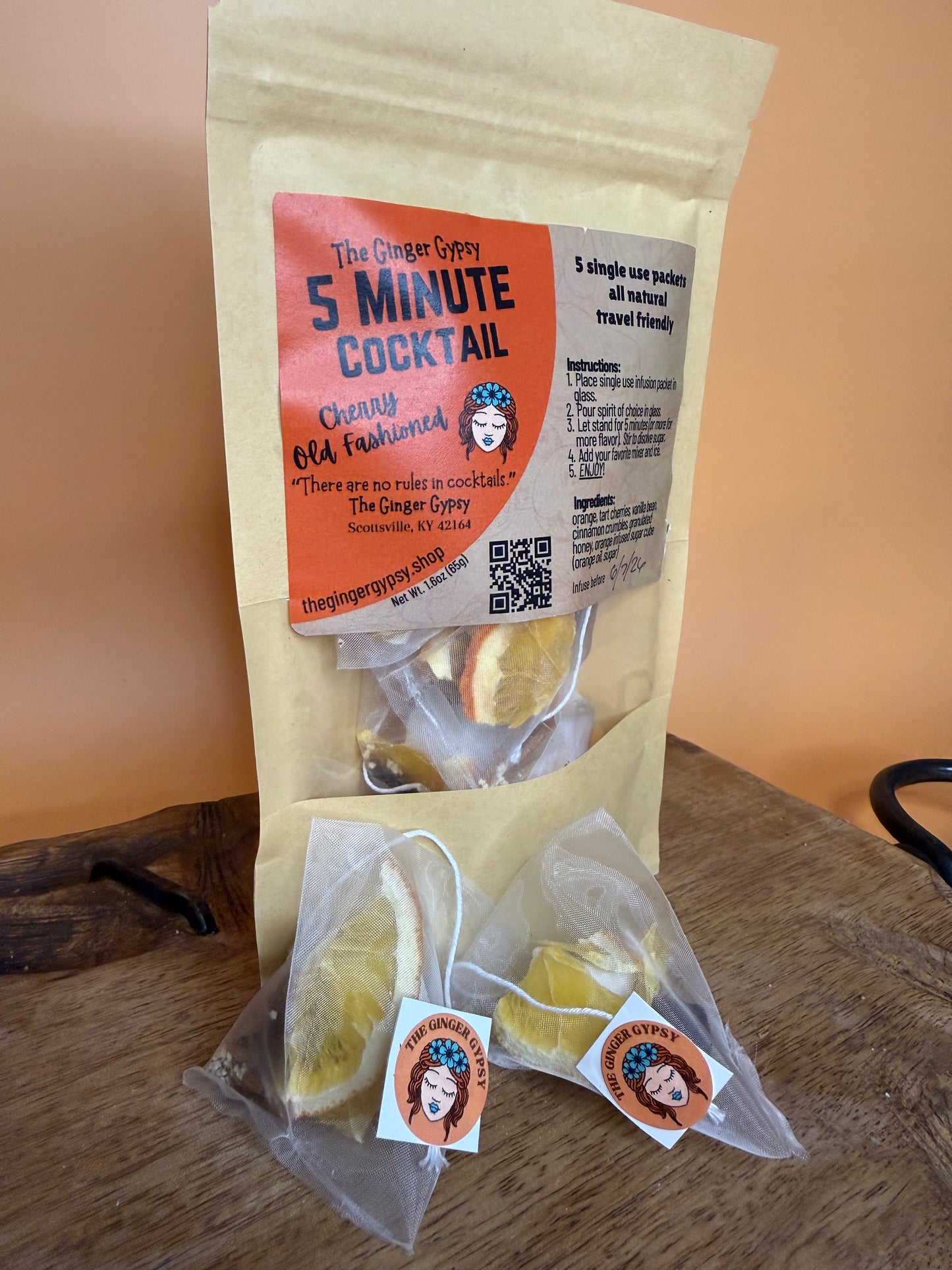 Cherry Old Fashioned 5-Minute Cocktail